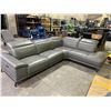 Image 2 : LEATHER SECTIONAL SOFA