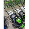 Image 2 : *TESTED WORKING* GREENWORKS PRO 21" 80V LITHIUM ELECTRIC MOWER (NO BATTERY OR CHARGER)