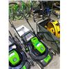 Image 2 : *UNKNOWN RUNNING CONDITION* GREENWORKS PRO 21" 80V LITHIUM ELECTRIC MOWER WITH CHARGER (NO BATTERY)