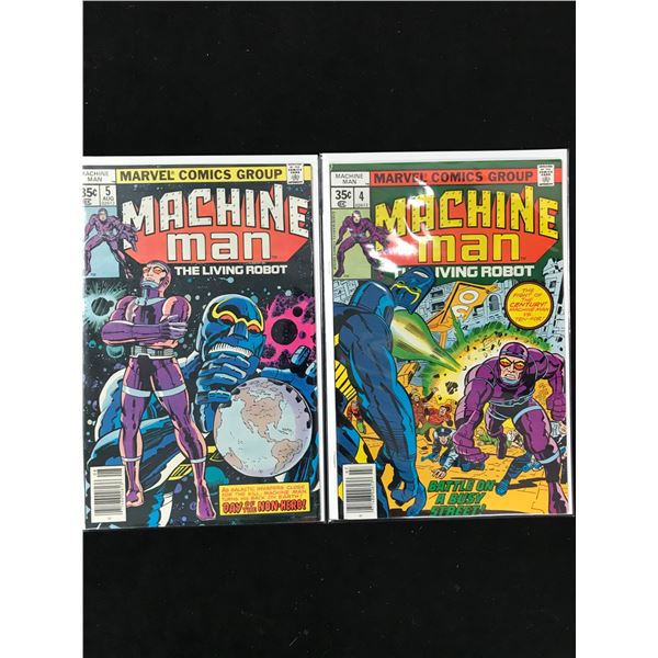 LOT OF MARVEL COMICS MACHINE MAN NO. 4-5