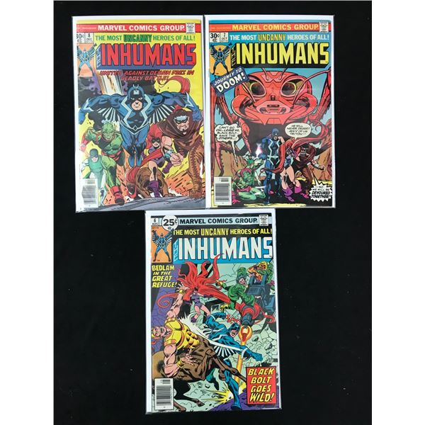 LOT OF MARVEL COMICS INHUMANS NO. 6-8