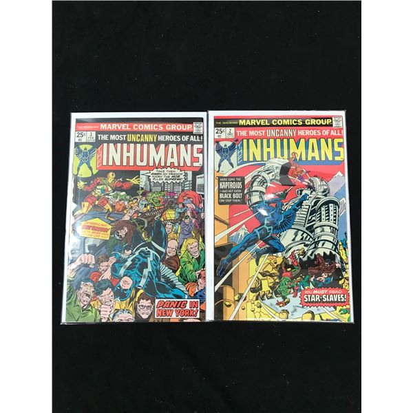 LOT OF MARVEL COMICS INHUMANS NO. 2-3