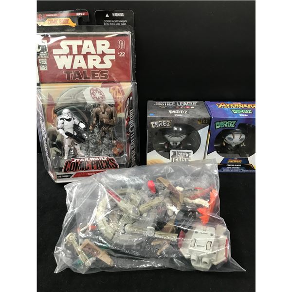 LOT OF STAR WARS/DORBZ FIGURES