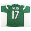 Image 1 : GARRETT WILSON SIGNED NY JETS FOOTBALL JERSEY (JSA COA)
