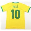 Image 1 : PELE SIGNED TEAM BRAZIL SOCCER JERSEY (BECKETT COA)