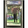 Image 1 : 2001 UPPER DECK TIGER WOODS ROOKIE CARD (GCG 9.5)