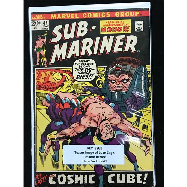 MARVEL COMICS SUB-MARINER NO. 49 (TEASER OF LUKE CAGE)