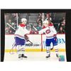 Image 1 : JURAJ SLAFSKOVSKY AND NICK SUZUKI SIGNED CANADIANS 8 X 10 (GCG HOLO)