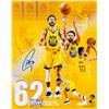 Image 1 : STEPHEN CURRY SIGNED 8X10 (JSA COA) 62 POINT GAME