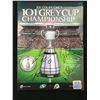 Image 1 : SASKATCHEWAN ROUHRIDERS MULTI SIGNED 101ST GREY CUP PROGRAM GCG HOLO