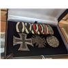 Image 2 : WW1 GERMAN MEDAL TRIO IRON CROSS 2nd CLASS, BURG CROSS, AUSTRO HUNGARIAN SERVICE MEDAL