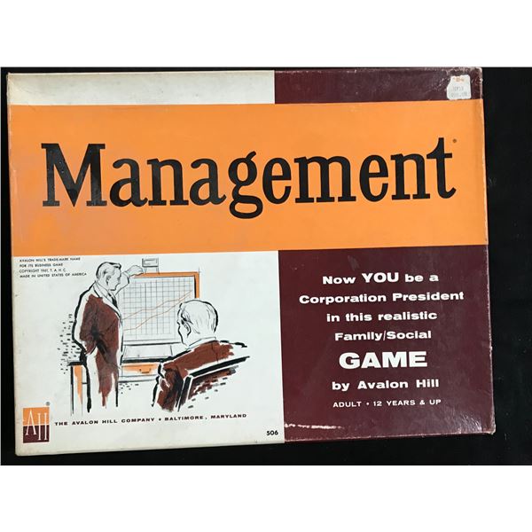 Management (1960) See if you can be a business whiz in this game of manufacturing and marketing