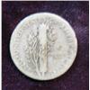 Image 2 : 33. 1921 D Mercury Dime. Keydate. G-4. Red book $80.00
