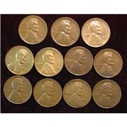 82. (2) 1931P VG & (9) EF Lincoln Cents. Redbook $18+.