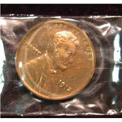 87. 1912 P Lincoln Cent. Lightly cleaned Unc. Redbook $35.00