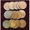 Image 2 : 105. (5) 1927 D & (10) 28 D Lincoln Cents. Most are EF.