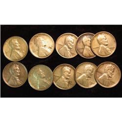 211. 1910P EF (scratch); 11P EF, 11D EF, 12P VF, 12D G, 18D