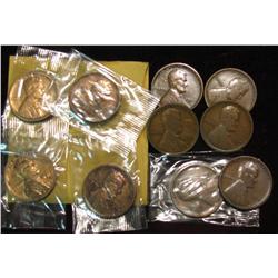 222. (10) 1917 S Lincoln Cents. F-VF+. Redbook $20+.