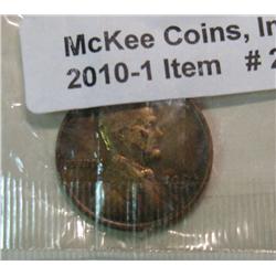 249. 1924 D Lincoln Cent. VF 20. Redbook $45.00