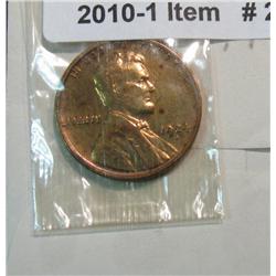 251. 1924 D Lincoln Cent. VF 20. Redbook $45.00
