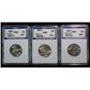 275. 1999 D New Jersey, Connecticut, & Pennsylvania Quarters