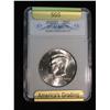 282. 2003 D Kennedy Half Dollar SGS slabbed MS 70.