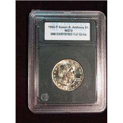 292. 1980 P Susan B. Anthony Dollar INB slabbed MS 70.