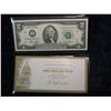 294. Series 2003 Crisp Unc $2 Federal Reserve Note in holder