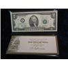 Image 2 : 295. Series 2003 Crisp Unc $2 Federal Reserve Note in holder