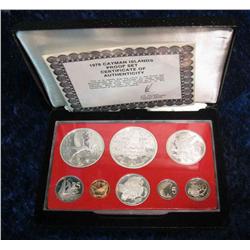296. 1978 Cayman Islands Proof Set with lots of silver.