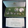 Image 2 : 297. 1979 Guyana Eight-coin Proof Set with lots of silver.