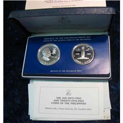 298. 1978 Fifty-Piso & Twenty-Five-Piso Proof Coins of the 