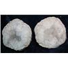 Image 2 : 306. Gorgeous Crystal Geode split in halves. Calcite clusters.