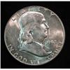 346. 1952 P Franklin Half Dollar. AU 55.