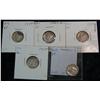 378. 1939 P, D, S, 40P, & D Mercury Dimes.