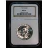 Image 1 : 415. 1959 D Franklin Half Dollar. NGC slabbed MS 65