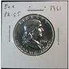 Image 1 : 417. 1961 P Franklin Half Dollar. Proof 65.