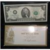 Image 1 : 498. Series 2003 Crisp Unc $2 Federal Reserve Note in holder