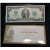 Image 2 : 498. Series 2003 Crisp Unc $2 Federal Reserve Note in holder