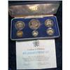 Image 1 : 535. 1971 Jamaica Proof Set in original case. 6 pcs.