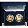 Image 2 : 537. 1849 Double Eagle Proof Set in felt-lined case.
