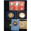 Image 1 : 551. 1972 & 74 American Revolution Bicentennial Medals in cases; 1977S Proof