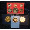 Image 2 : 551. 1972 & 74 American Revolution Bicentennial Medals in cases; 1977S Proof
