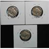 Image 2 : 563. 1913D T.1, 14S, & 15D Buffalo Nickels. Restored dates. 