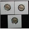Image 2 : 566. 1913D T.1, 14S, & 15D Buffalo Nickels. Restored dates. 