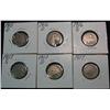 Image 1 : 572. 1915D, 16D, S, 17P, D, & S Buffalo Nickels. Restored dates.  