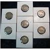 Image 2 : 579. 1916D, S, 20D, 23S, 24D, 25D & S Buffalo Nickels. Restored dates. G-4 Redbook is $