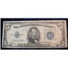 Image 1 : 588. Series 1934A $5 Silver Certificate VG-8. Numbering in field