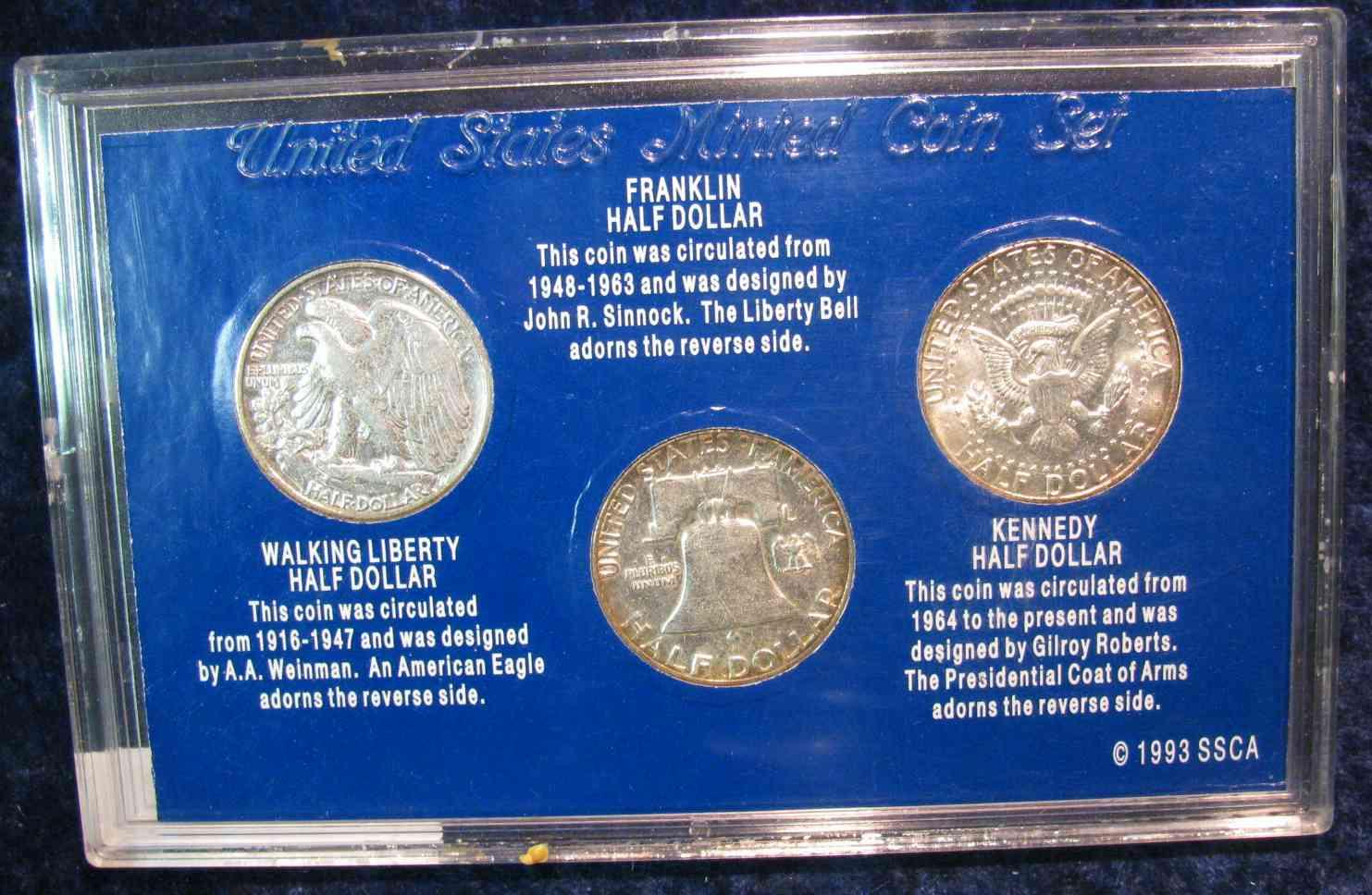 645. 20th Century Silver Half Dollar Collection in special plastic case.