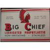Image 1 : 672. Antique Package of "Big Chief" Lubricated Prophylactic. Depicts Indian.